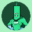 Green Candle Man